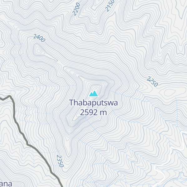 Map of Thabaputswa