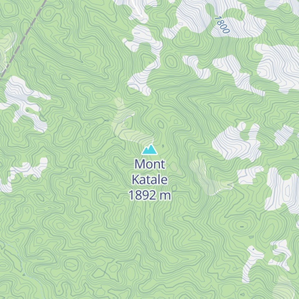 Map of Mont Katale