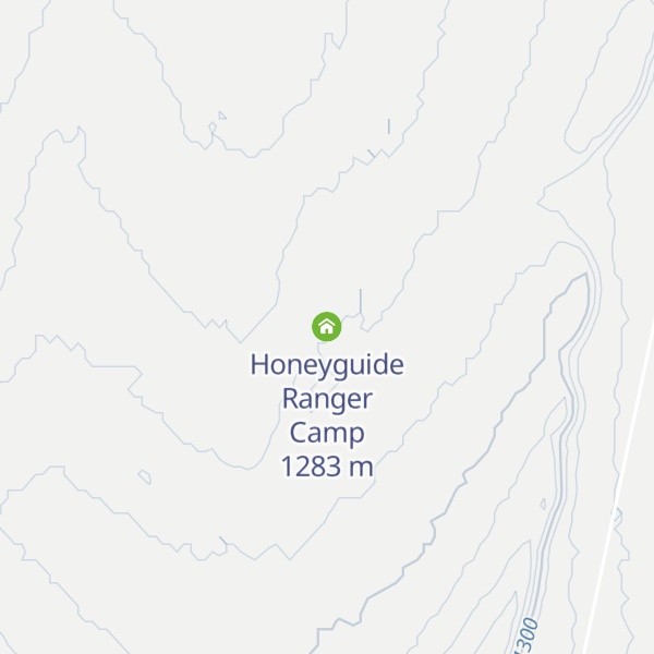 Map of Honeyguide Ranger Camp