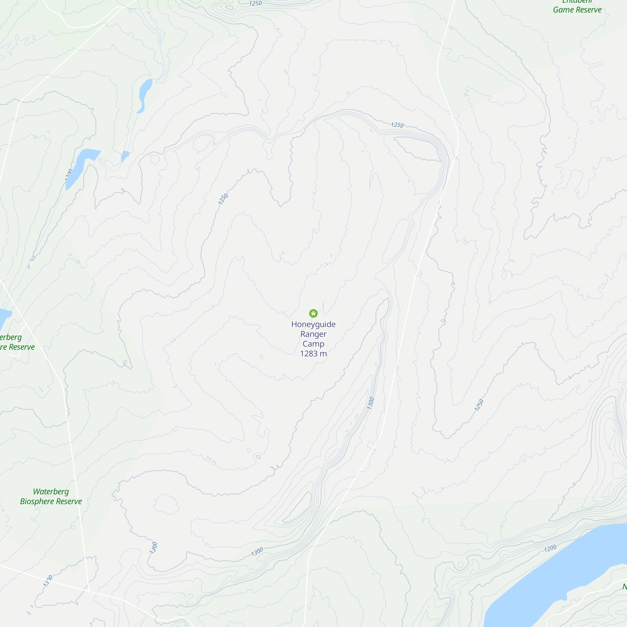 Honeyguide Ranger Camp map