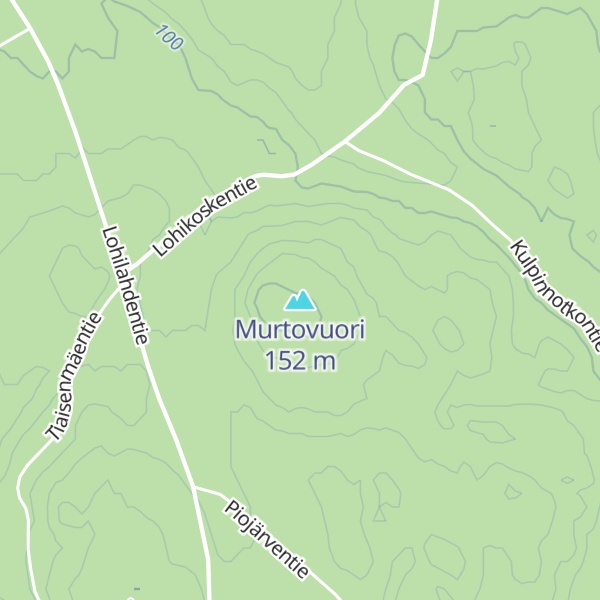 Map of Murtovuori