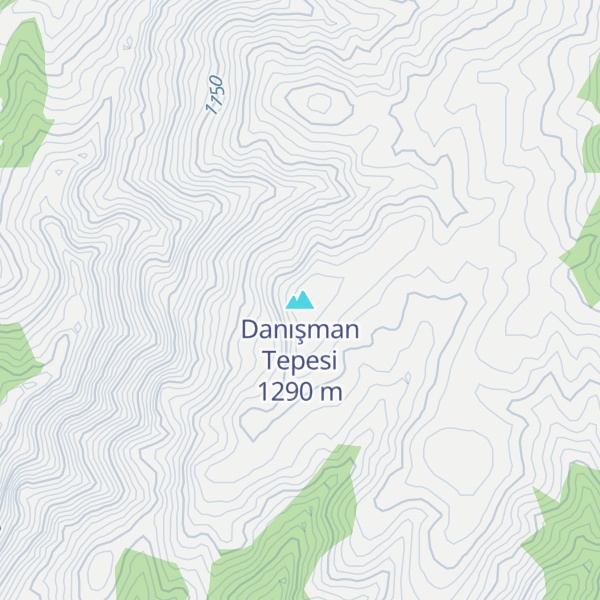 Map of Danışman Tepesi