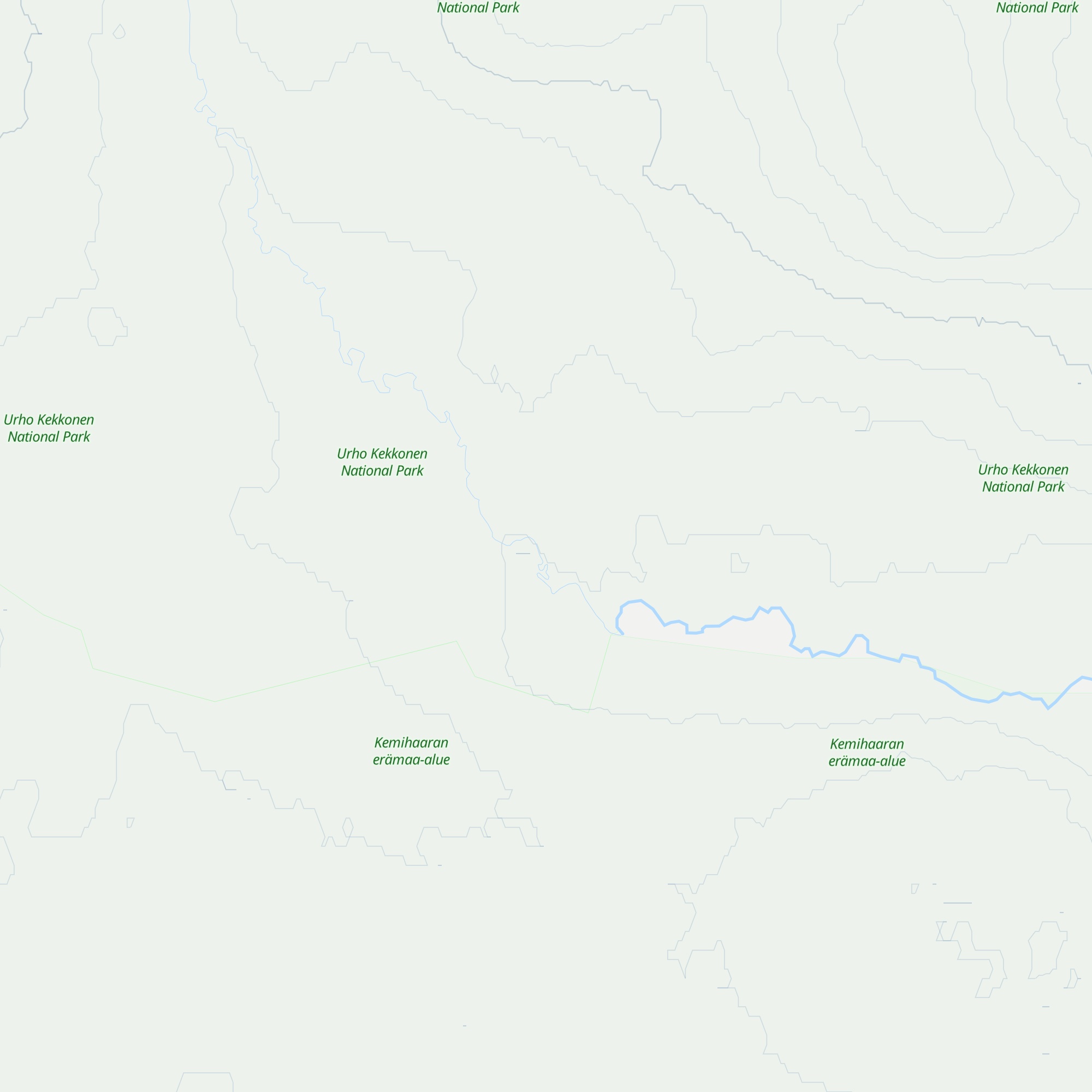 Härkävaara autiotupa map