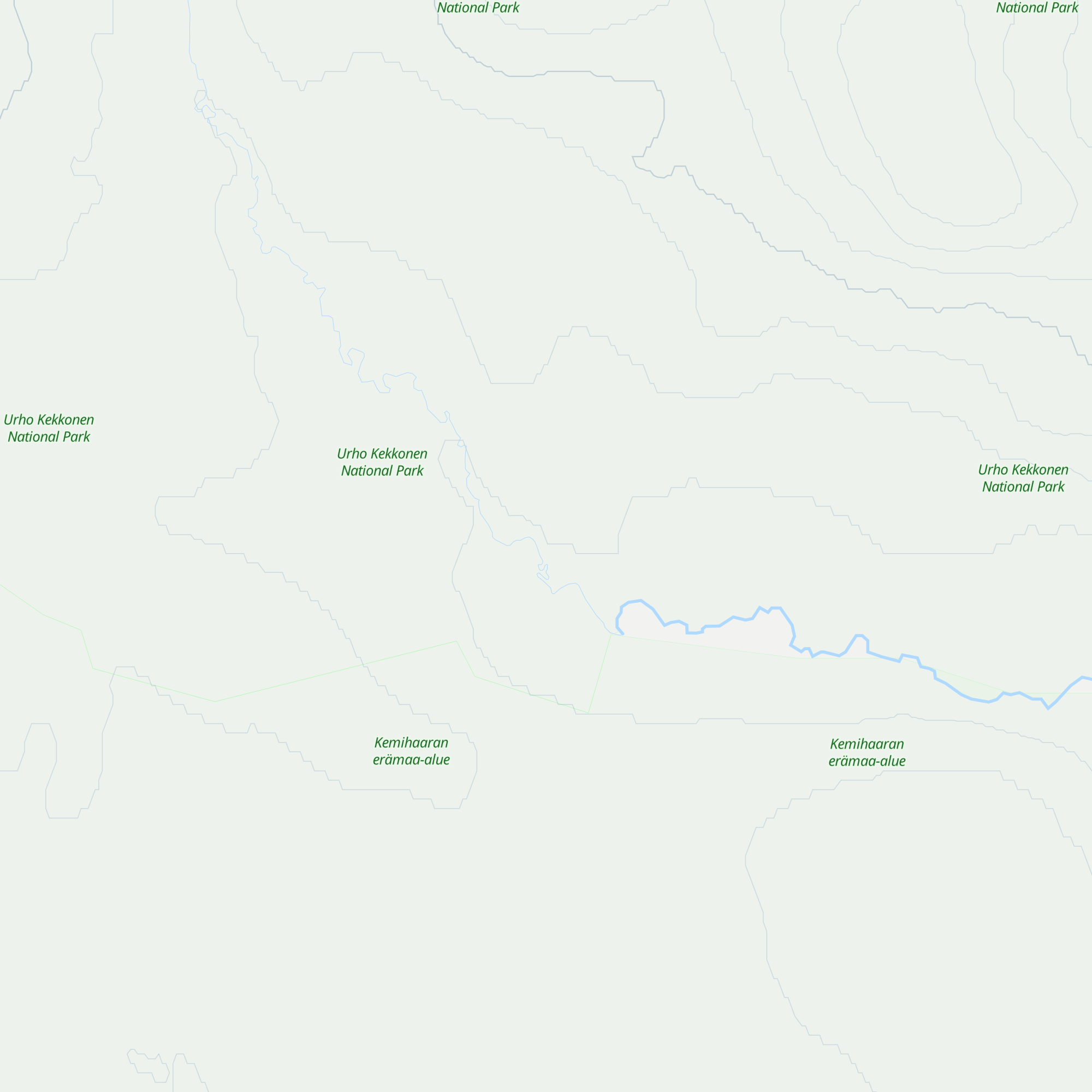 Härkävaara autiotupa map
