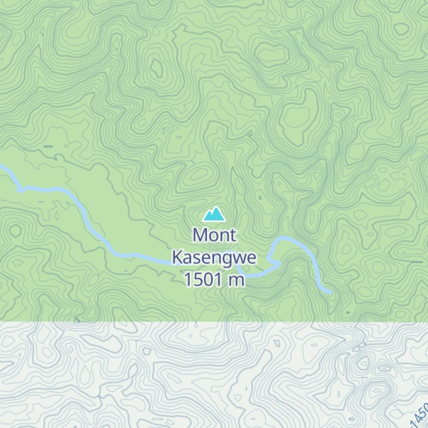 Map of Mont Kasengwe