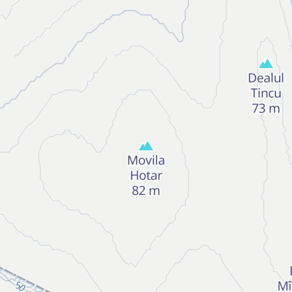 Map of Movila Hotar