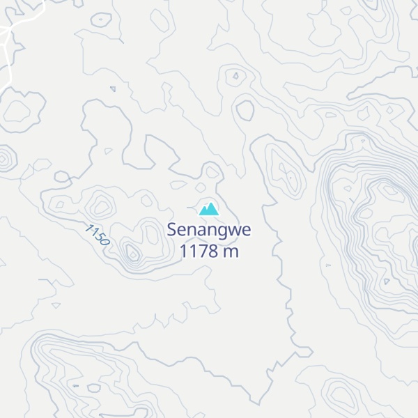 Map of Senangwe