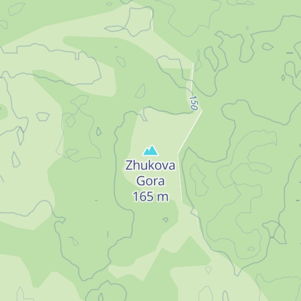 Map of Zhukova Gora