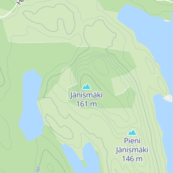 Map of Jänismäki
