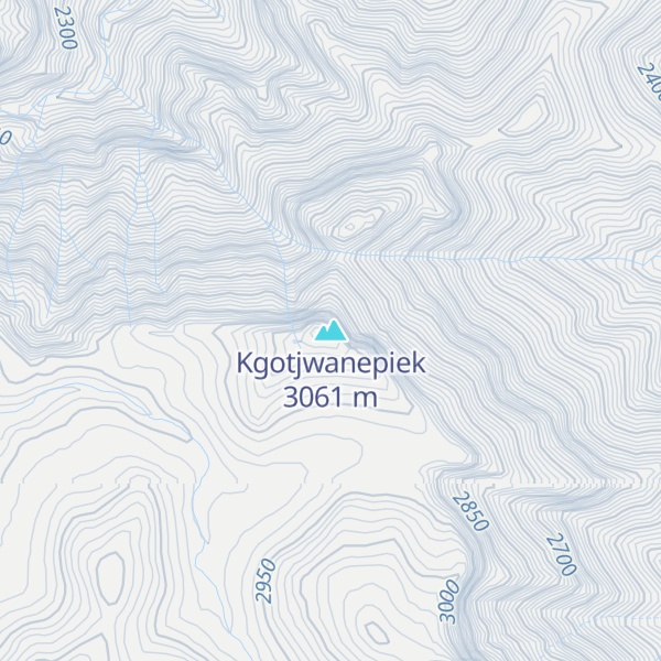Map of Kgotjwanepiek