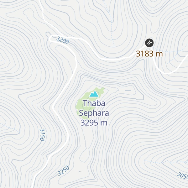 Map of Thaba Sephara
