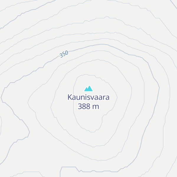 Map of Kaunisvaara