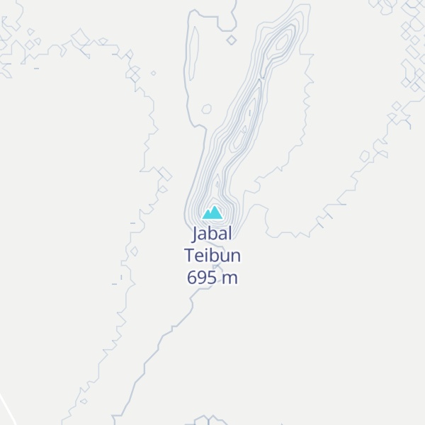 Map of Jabal Teibun
