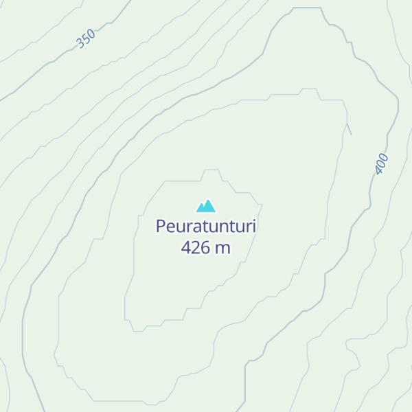 Map of Peuratunturi