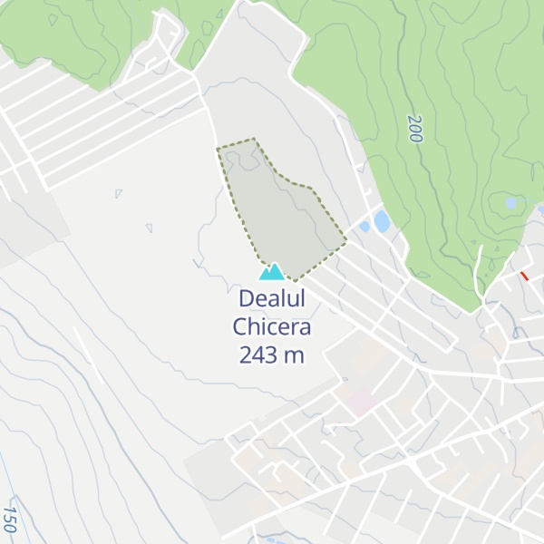 Map of Dealul Chicera
