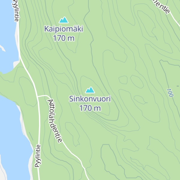 Map of Sinkonvuori