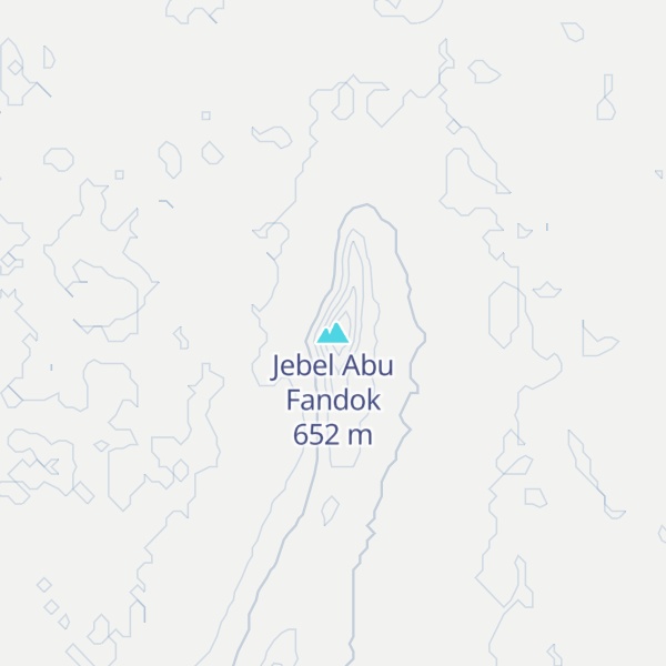 Map of Jebel Abu Fandok