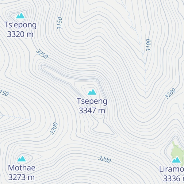 Map of Tsepeng