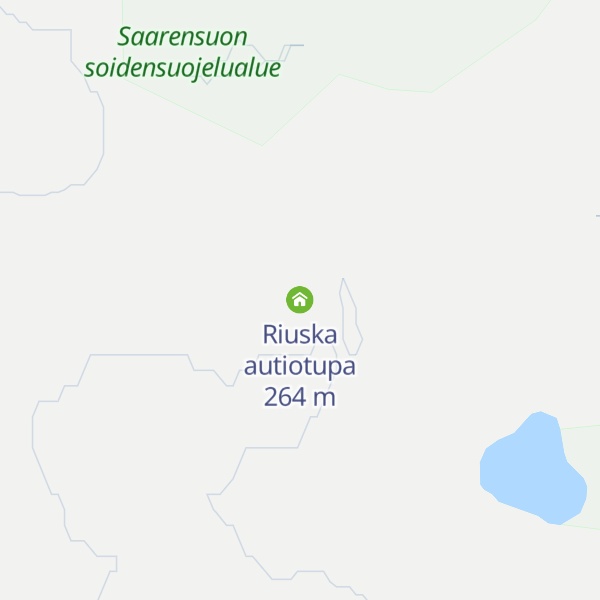 Map of Riuska autiotupa