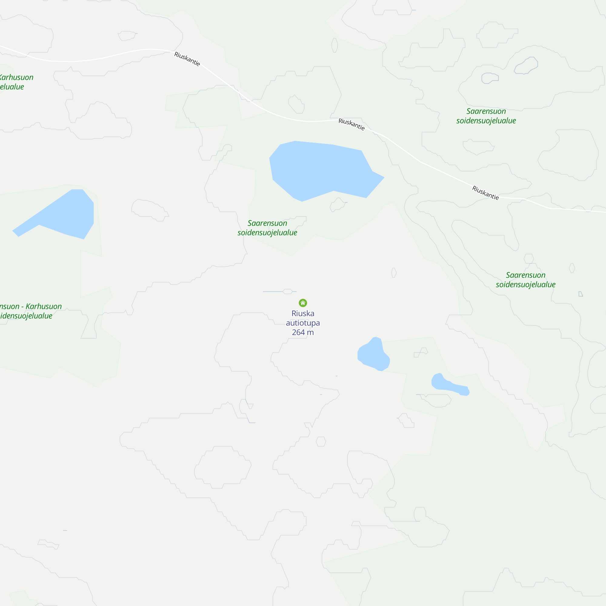 Riuska autiotupa map