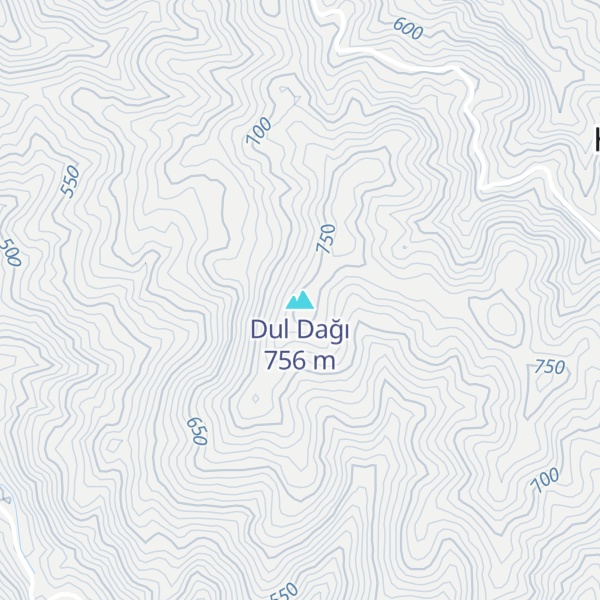 Map of Dul Dağı