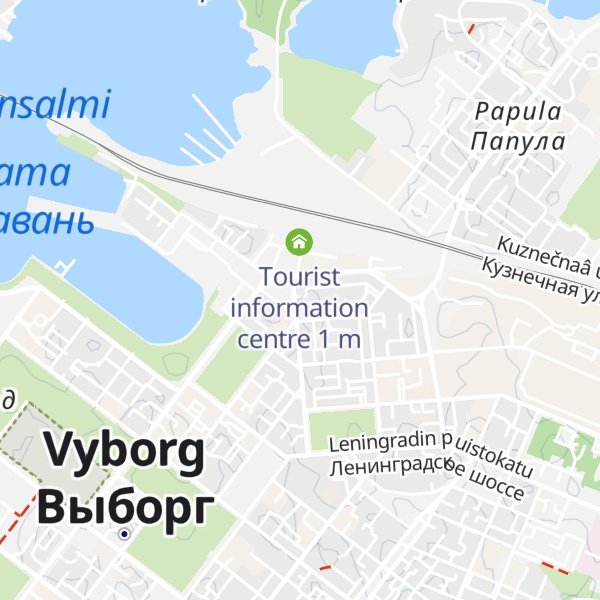 Map of Informacionno-turistskii Centr G. Viborga