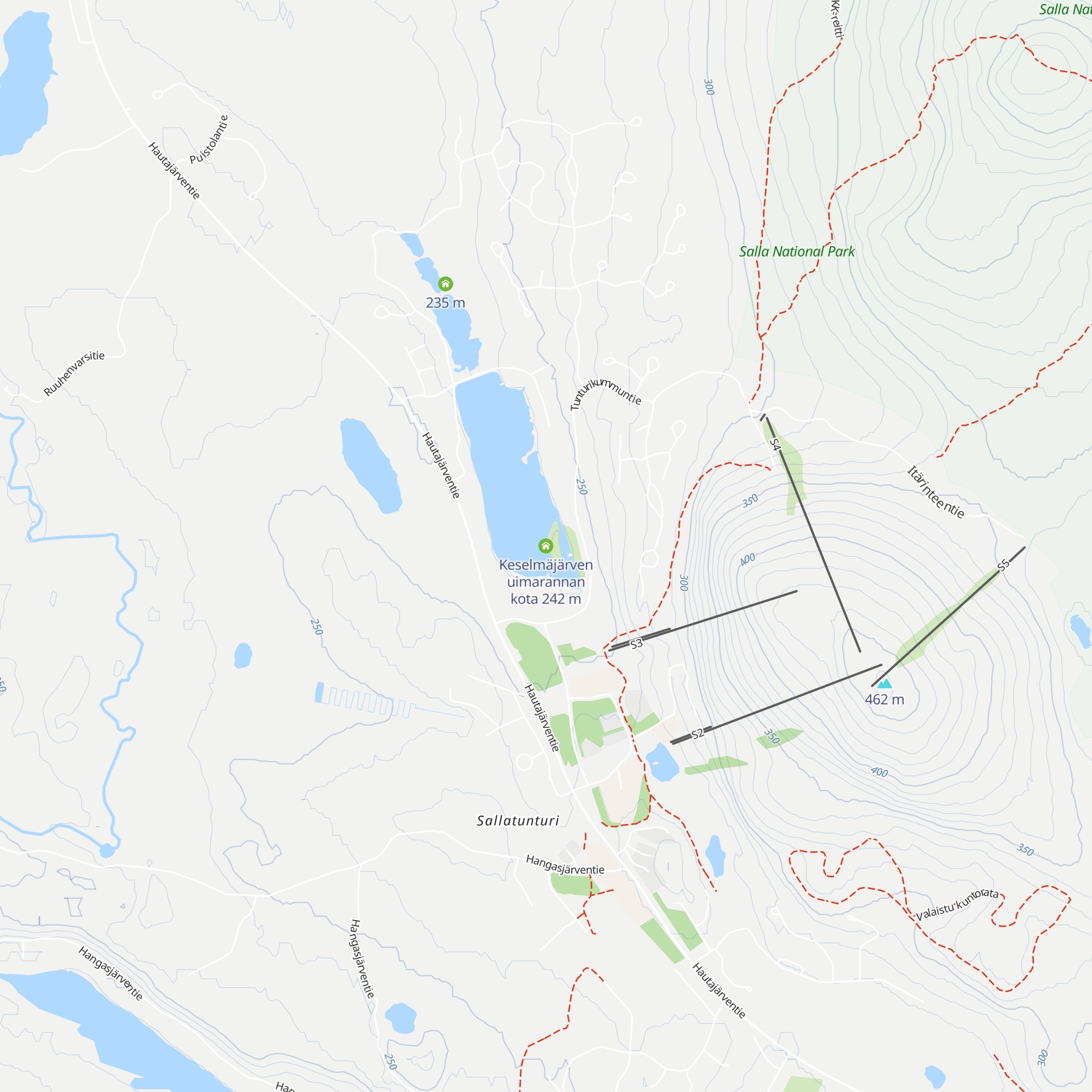 Keselmäjärven uimarannan kota map
