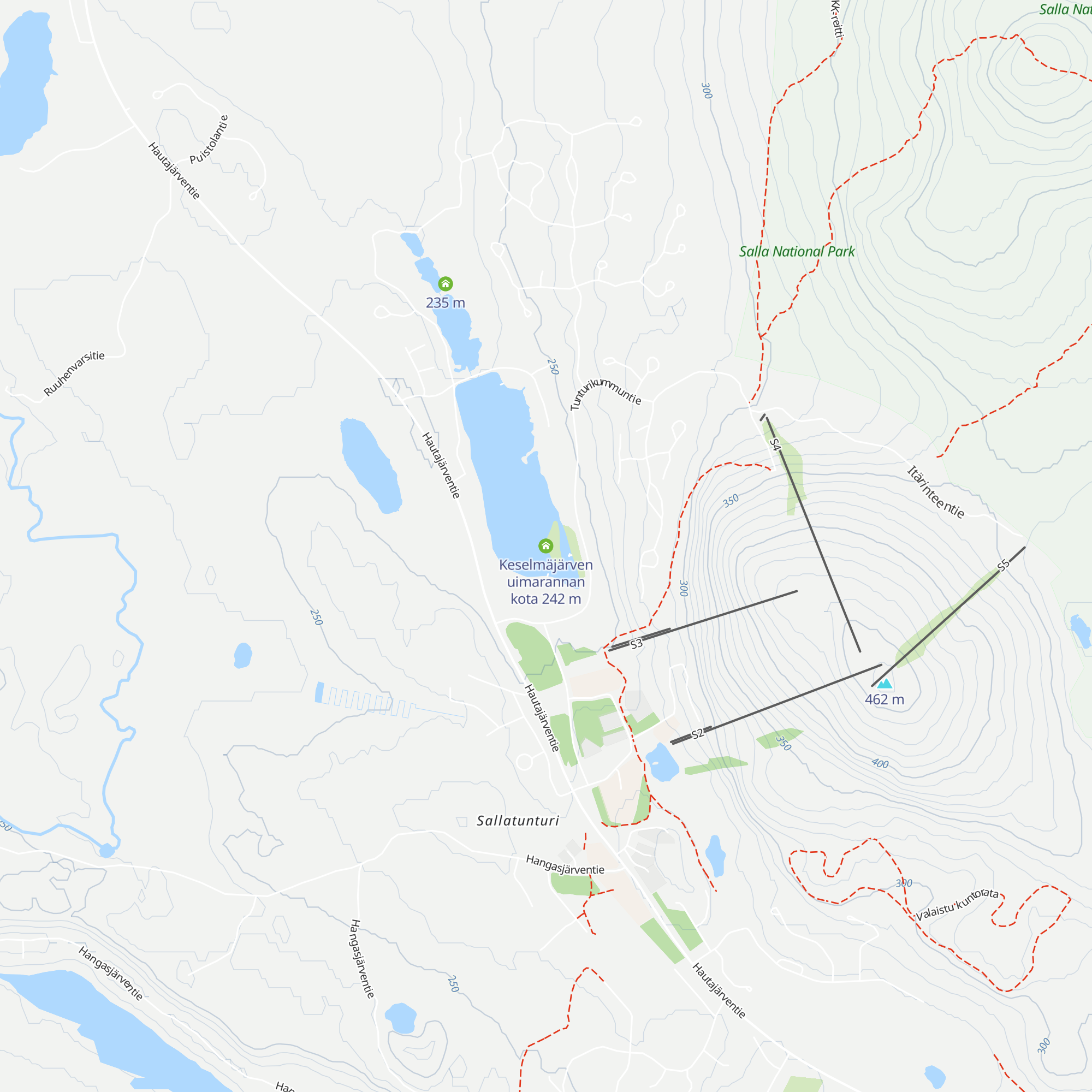 Keselmäjärven uimarannan kota map