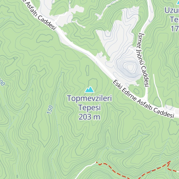 Map of Topmevzileri Tepesi