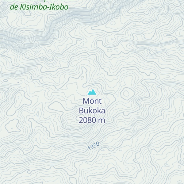 Map of Mont Bukoka