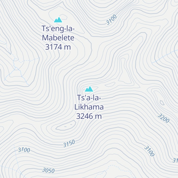 Map of Ts'a-la-Likhama