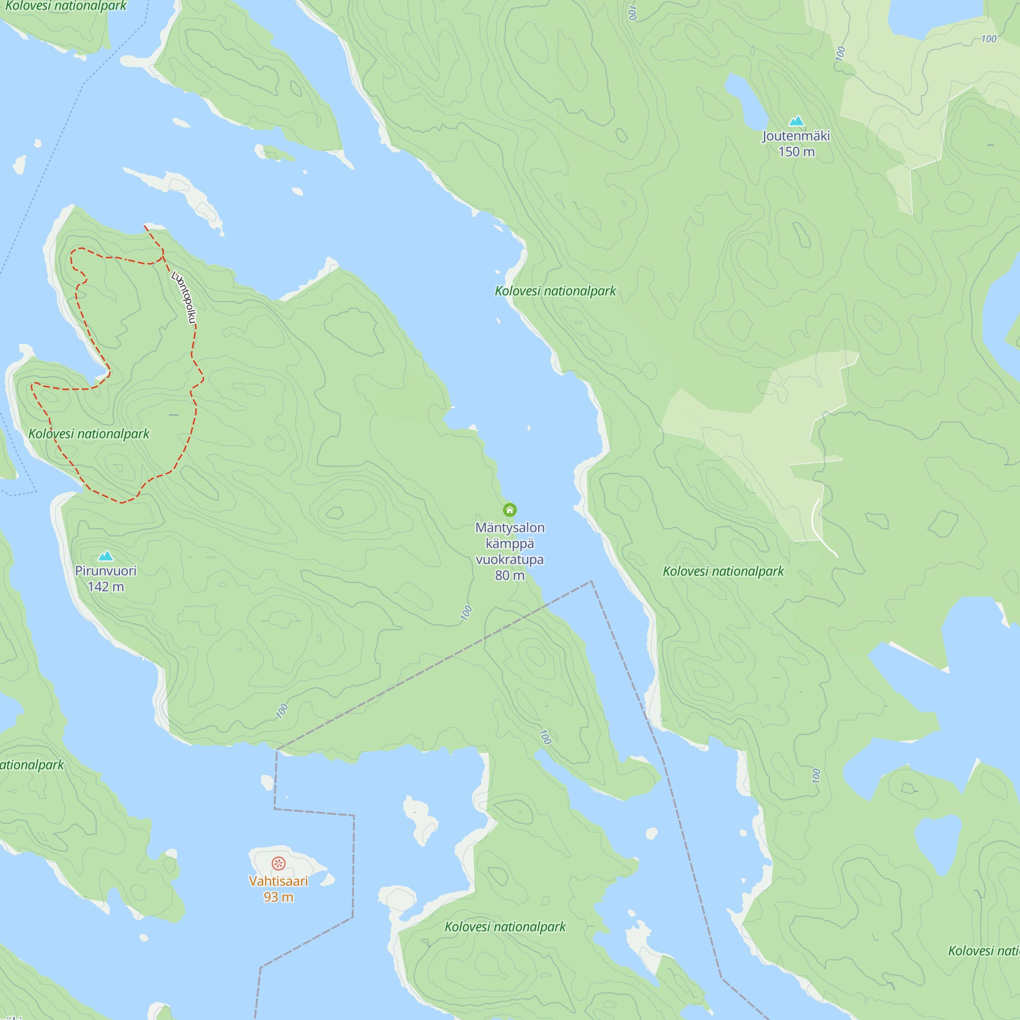 Mäntysalon kämppä vuokratupa map