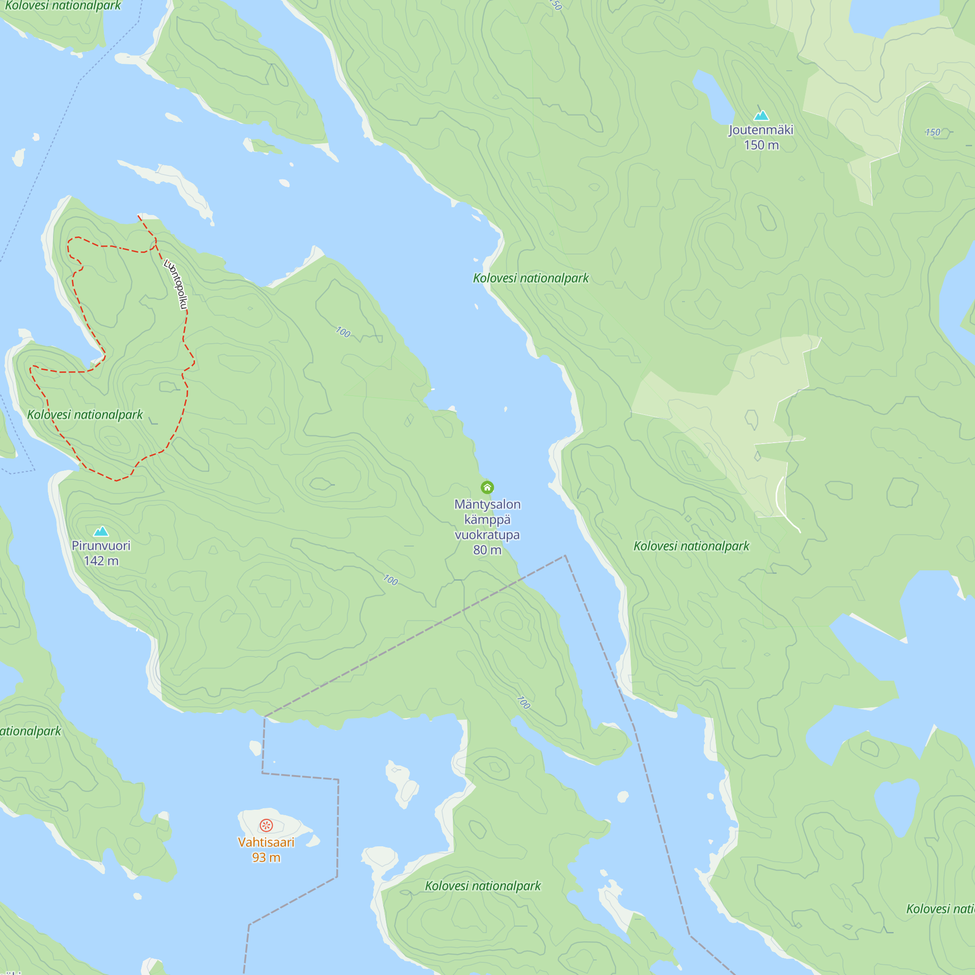Mäntysalon kämppä vuokratupa map