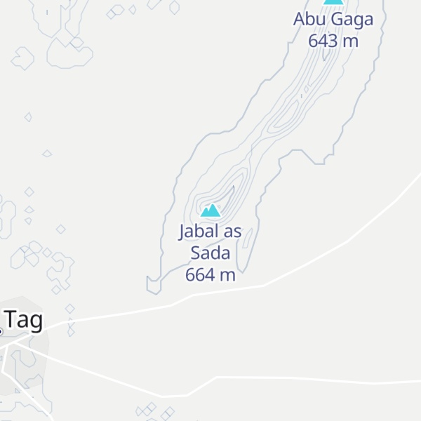 Map of Jabal as Sada