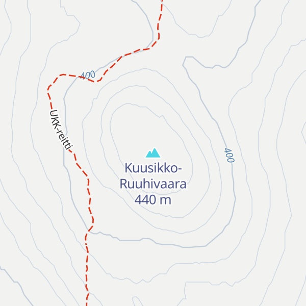Map of Kuusikko-Ruuhivaara