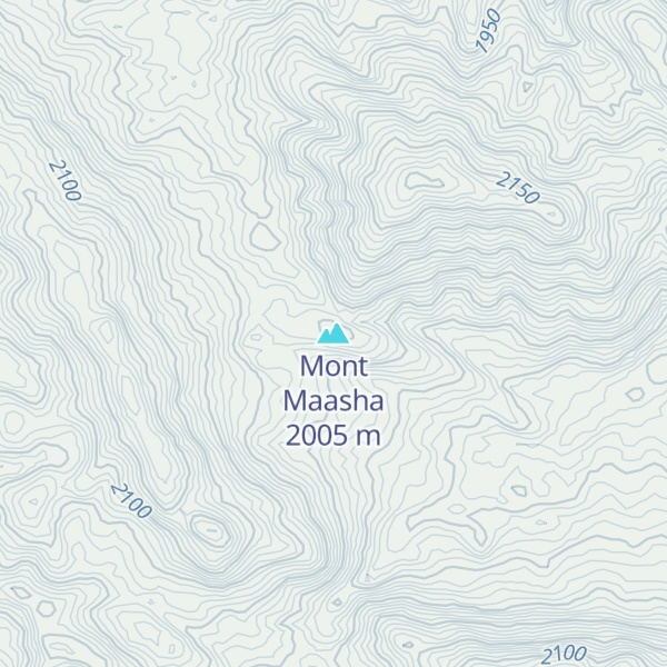 Map of Mont Maasha