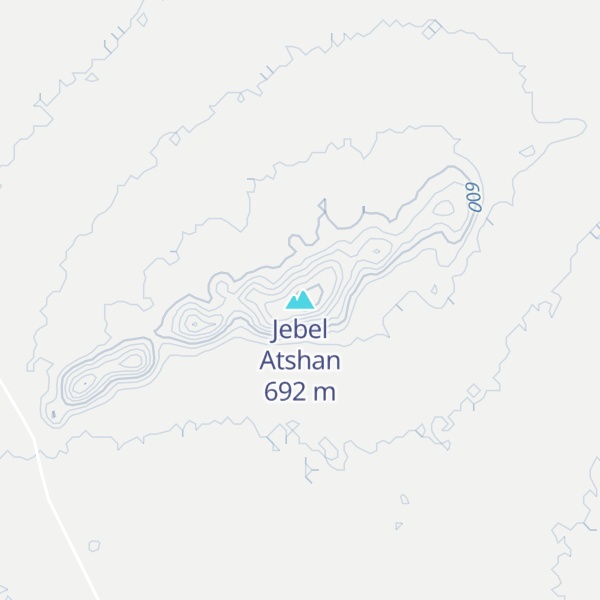 Map of Jebel Atshan