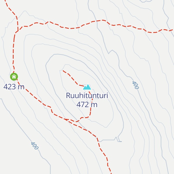 Map of Ruuhitunturi