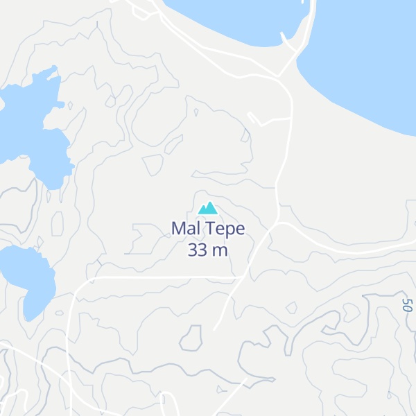 Map of Mal Tepe