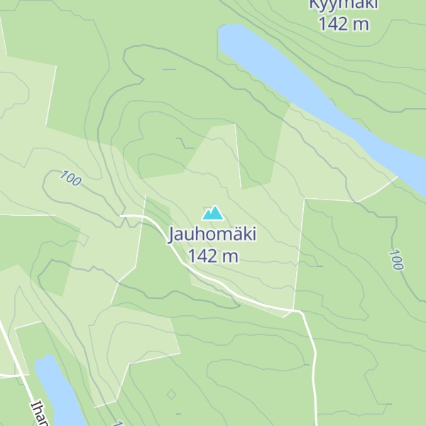 Map of Jauhomäki