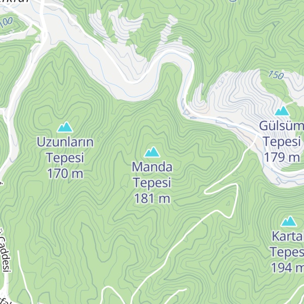 Map of Manda Tepesi