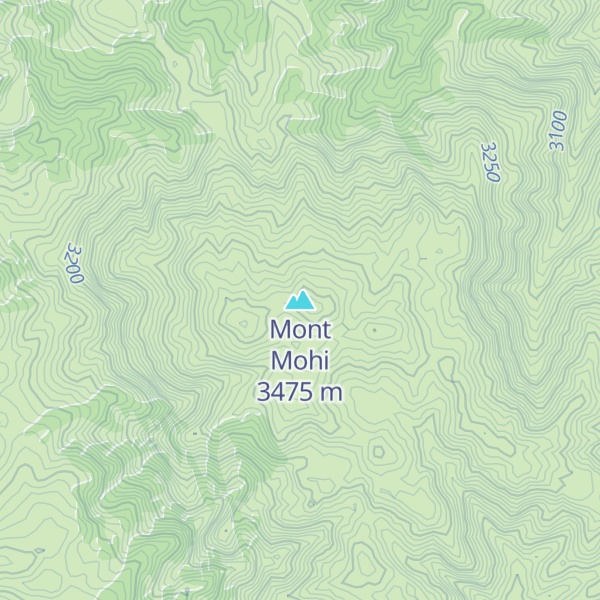 Map of Mont Mohi