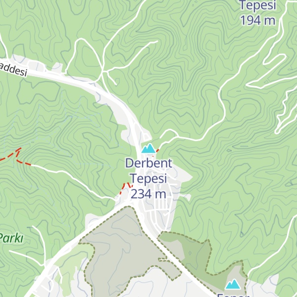 Map of Derbent Tepesi