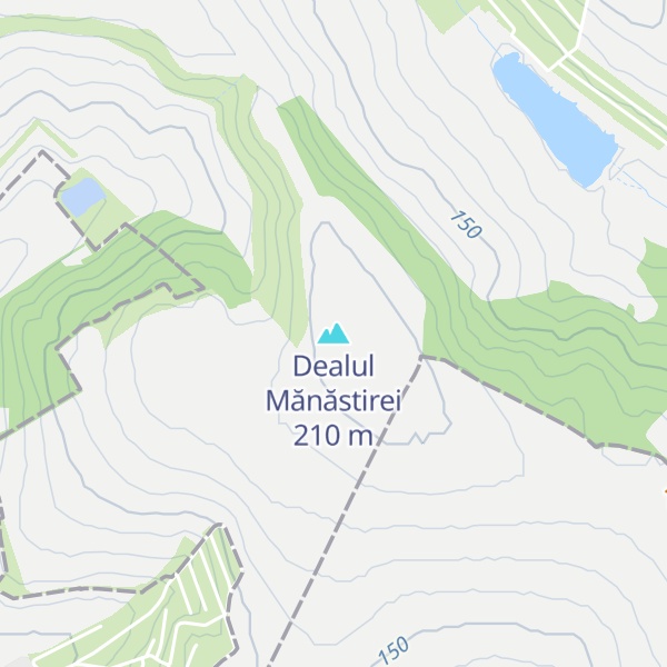 Map of Dealul Mănăstirei