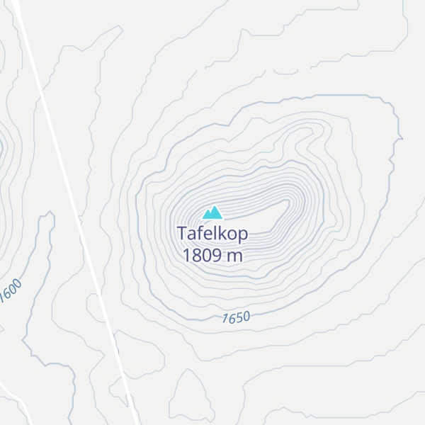 Map of Tafelkop
