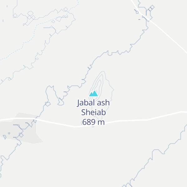 Map of Jabal ash Sheiab