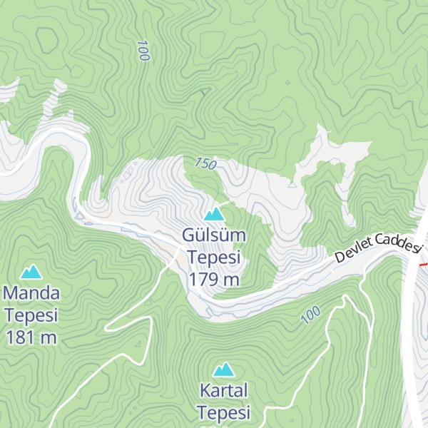 Map of Gülsüm Tepesi