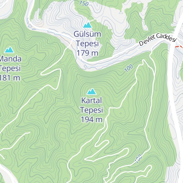Map of Kartal Tepesi