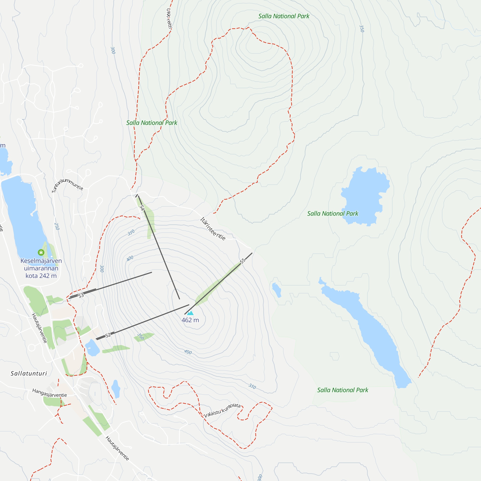 Luonnonilmiöiden havainnointipaikka map
