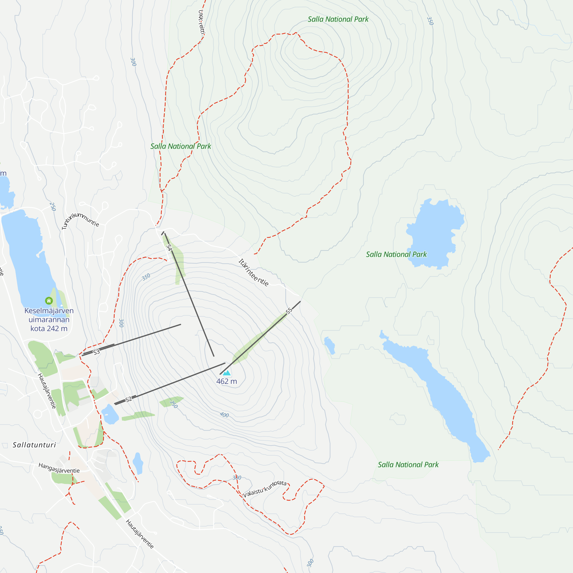 Luonnonilmiöiden havainnointipaikka map